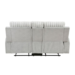 Benton - Double Reclining Loveseat - Light Gray