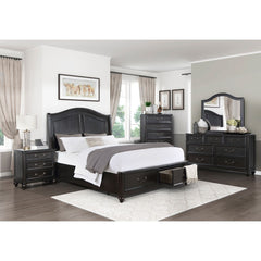 Herman - Platform Bed With Storage Footboard
