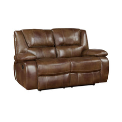 Ellicott - Double Reclining Loveseat - Brown
