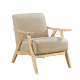 Damala - Accent Chair Light Brown Base