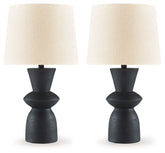 Scarbot - Paper Table Lamp (Set of 2) - Distressed Black