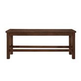 Schleiger - Counter Height Bench - Brown