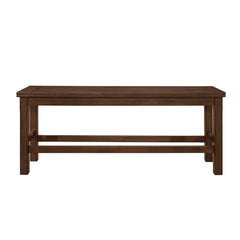 Schleiger - Counter Height Bench - Brown