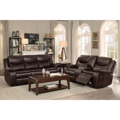 Bastrop - Double Glider Reclining Loveseat With Center Console