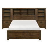 Sullivan - Wall Platform Bed (Bed, 2 Nightstands, 2 Nightstands With Wall Panel)