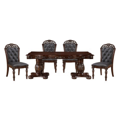 Adelina - 5 Piece Set (Table & 4 Side Chairs) - Cherry