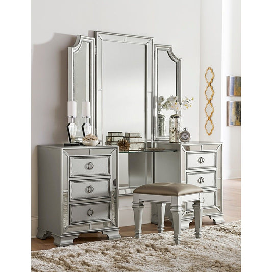 Avondale - Vanity Stool - Gray