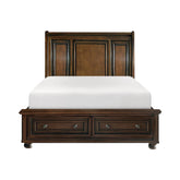 Cumberland - Sleigh Platform Bed With Footboard Storage
