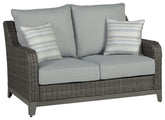 Elite Park - Loveseat w/Cushion - Gray