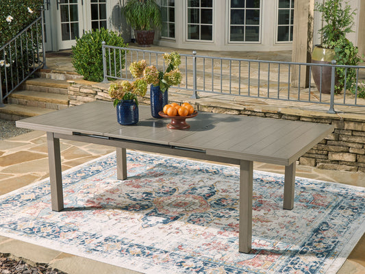 Beach Front - RECT Dining Room EXT Table - Beige