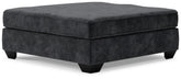 Lavernett - Oversized Accent Ottoman - Charcoal