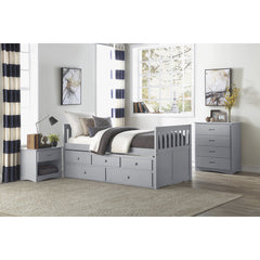 Orion - Twin / Twin Trundle Bed - Gray