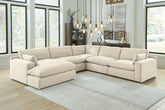 Furniture City Laplace - Ashley Furniture - Elyza 5-Piece Sectional with Chaise - RAF 5-Piece Sectional with Chaise - 10006S6