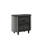 Skyline - 2 Drawer Nightstand - Onyx