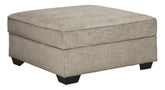 Bovarian - Ottoman With Storage - Stone