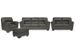 Furniture City Laplace - Ashley Furniture - Bladen Sofa, Loveseat, Chair and Ottoman - Sofa, Loveseat, Chair and Ottoman - 12021U5