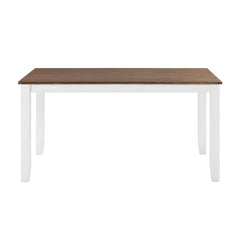 Dobson - 7 Piece Dinette Set - White / Cherry