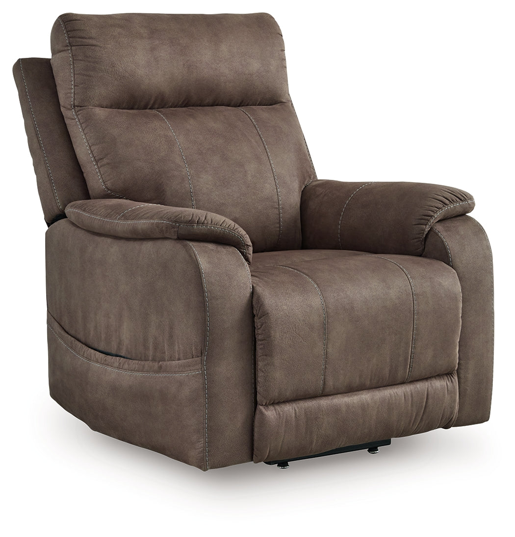 Furniture City Laplace - Ashley Furniture - Crestmeade Power Lift Recliner - Power Lift Recliner / Fossil - 1350312