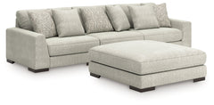Regent Park 3-Piece Sectional and Ottoman