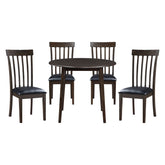Rutland - 5 Piece Dining Room Set (Table & 4 Side Chairs) - Espresso