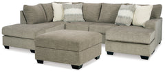 Furniture City Laplace - Ashley Furniture - Creswell 2-Piece Sectional with Chaise and Ottoman - 2-Piece Sectional with Chaise and Ottoman - 15305U2