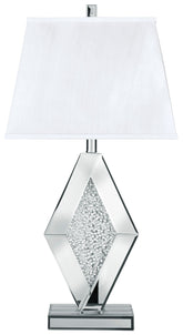 Prunella - Mirror Table Lamp - Silver Finish
