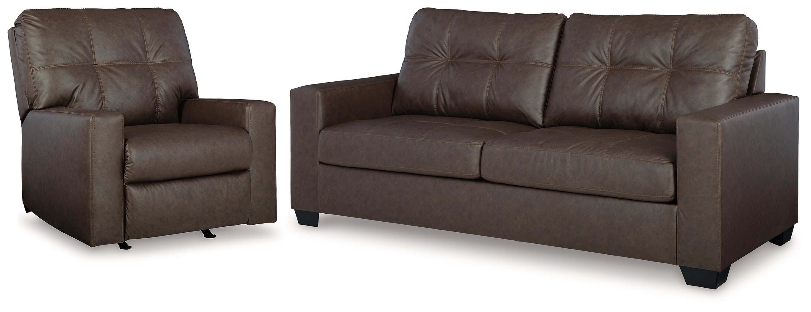 Furniture City Laplace - Ashley Furniture - Barlin Mills Sofa and Recliner - Sofa and Recliner - 17003U3