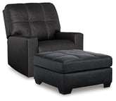Furniture City Laplace - Ashley Furniture - Barlin Mills Recliner and Oversized Accent Ottoman - Recliner and Oversized Accent Ottoman - 17004U4