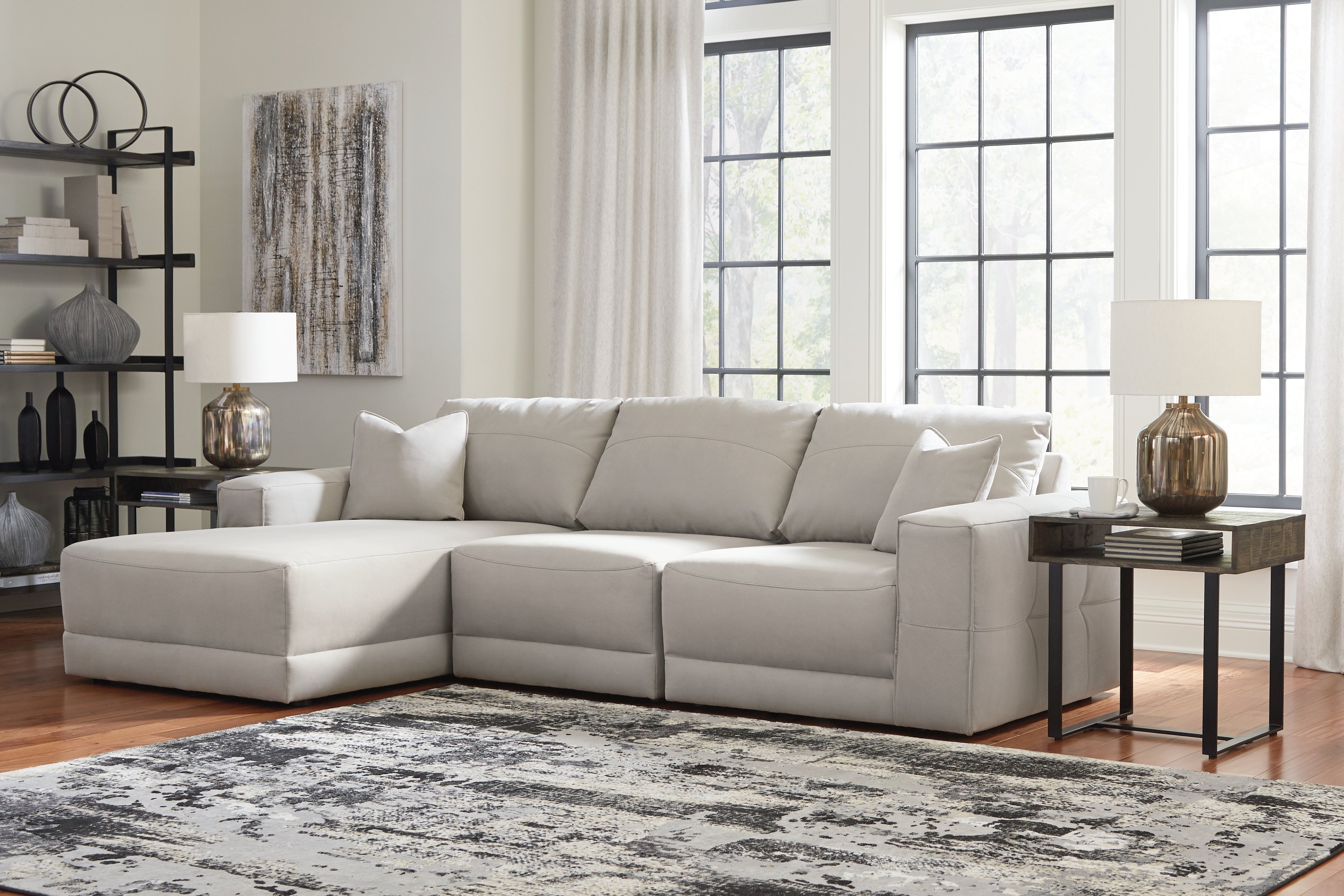 Furniture City Laplace - Ashley Furniture - Next-Gen Gaucho 3-Piece Sectional Sofa with Chaise - RAF 3-Piece Sectional Sofa with Chaise - 18304S1