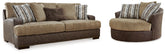 Furniture City Laplace - Ashley Furniture - Alesbury Sofa and Oversized Swivel Accent Chair - Sofa and Oversized Swivel Accent Chair - 18704U5