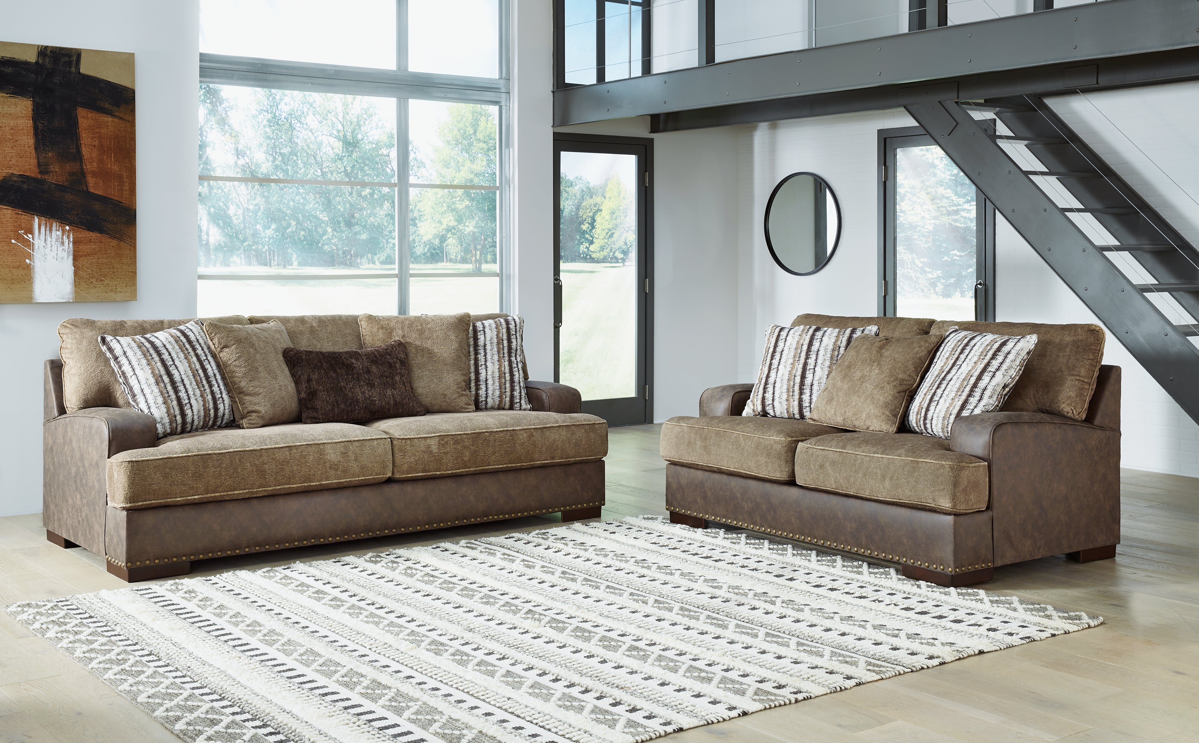Furniture City Laplace - Ashley Furniture - Alesbury Sofa and Loveseat - Sofa and Loveseat - 18704U1