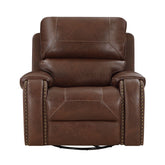 Newnan - Swivel Glider Reclining Chair - Brown
