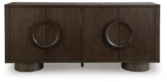 Veeda - Accent Cabinet - Dark Brown