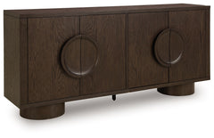 Veeda - Accent Cabinet - Dark Brown