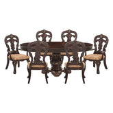 Deryn Park -7 Piece Dining Room Set (Dining Table, 2 Arm Chairs And 4 Side Chairs) - Cherry