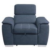 Ferriday - Chair With Pull-Out Ottoman