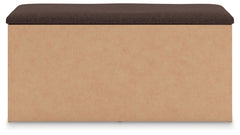 Kinlanni - Bedroom Upholstered Storage Bench - Tan / Brown