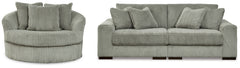 Furniture City Laplace - Ashley Furniture - Lindyn 2-Piece Sectional Sofa and Oversized Swivel Accent Chair - 2-Piece Sectional Sofa and Oversized Swivel Accent Chair - 21105U3