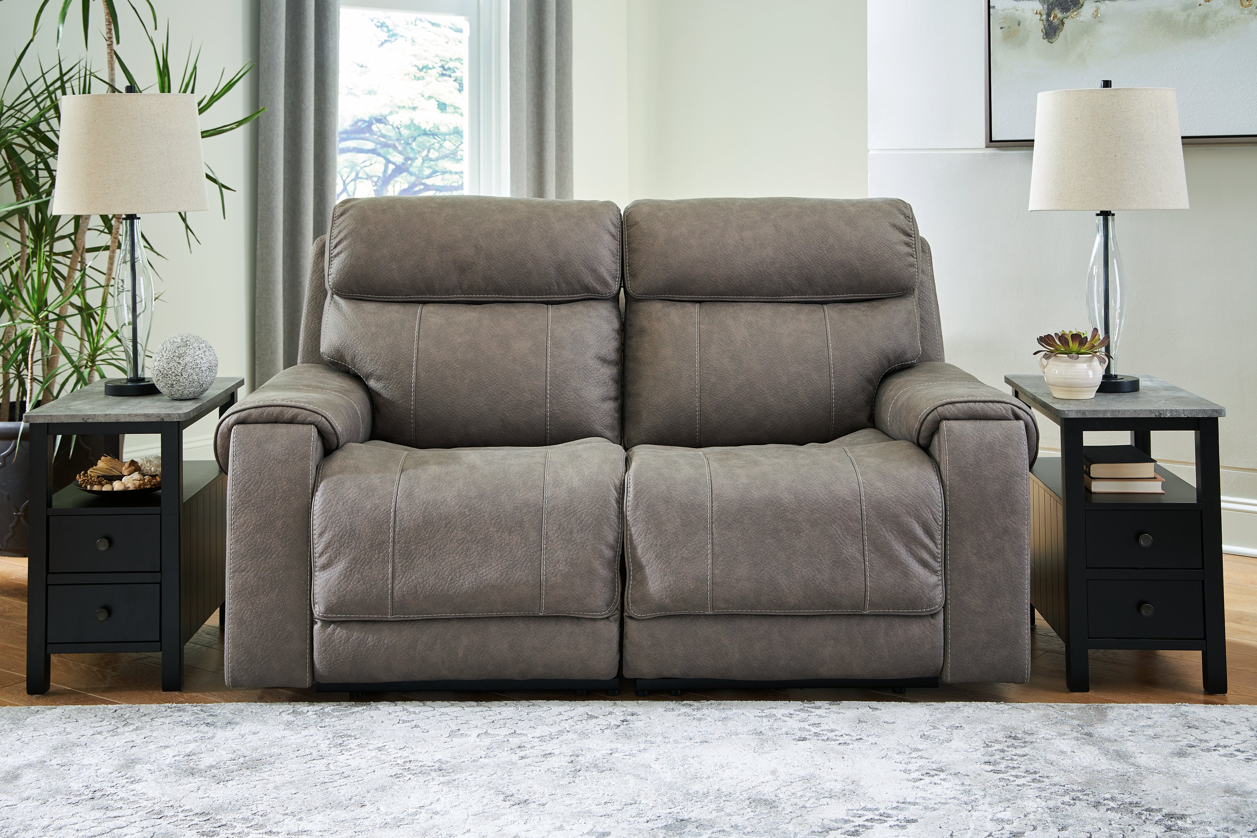 Furniture City Laplace - Ashley Furniture - Starbot 2-Piece Power Reclining Sectional Loveseat - 2-Piece Power Reclining Sectional Loveseat - 23501S1
