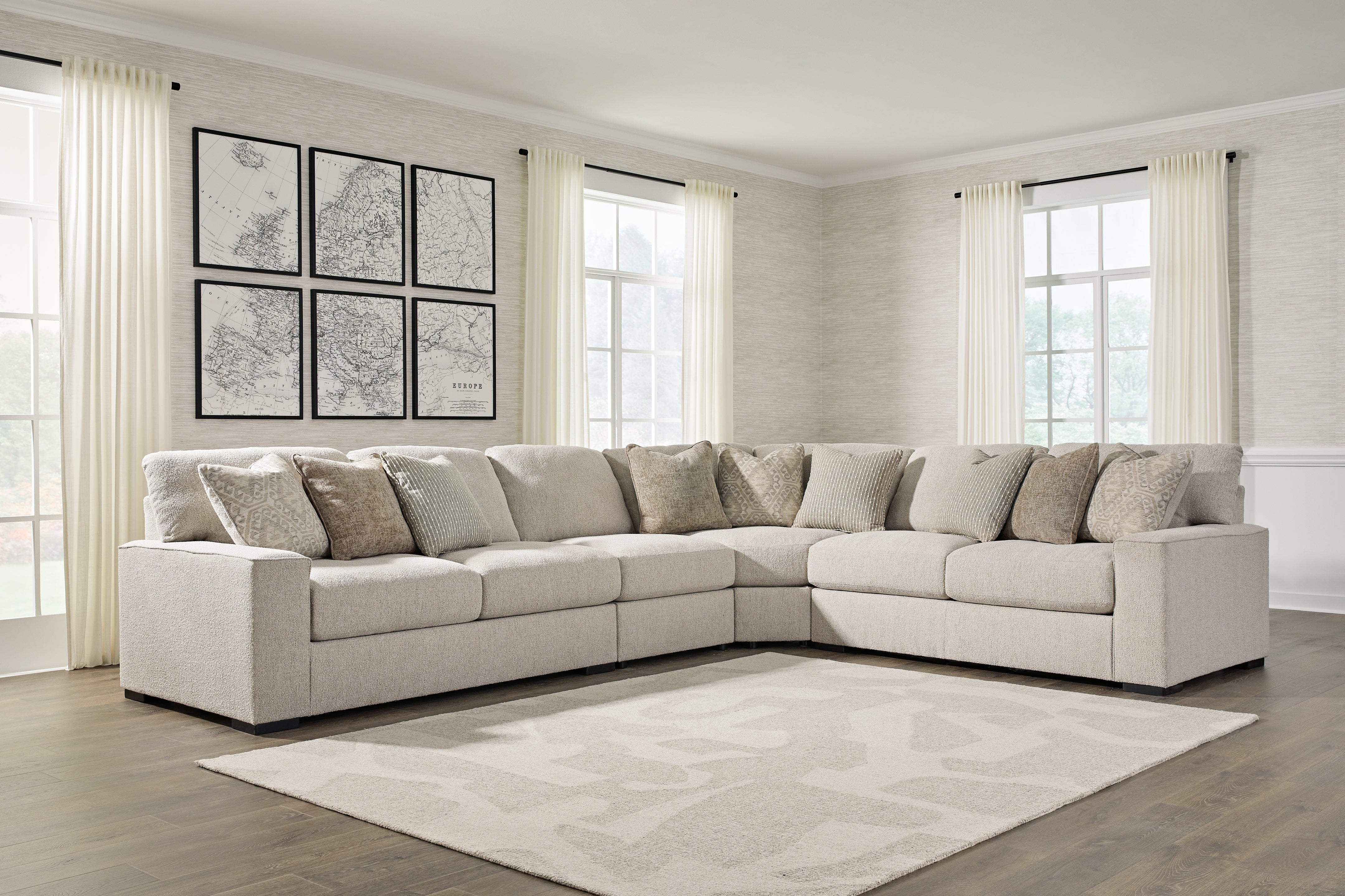 Furniture City Laplace - Ashley Furniture - Ballyton 4-Piece Sectional - RAF 4-Piece Sectional - 25102S2