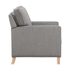Hampstead - Push Back Reclining Chair - Gray
