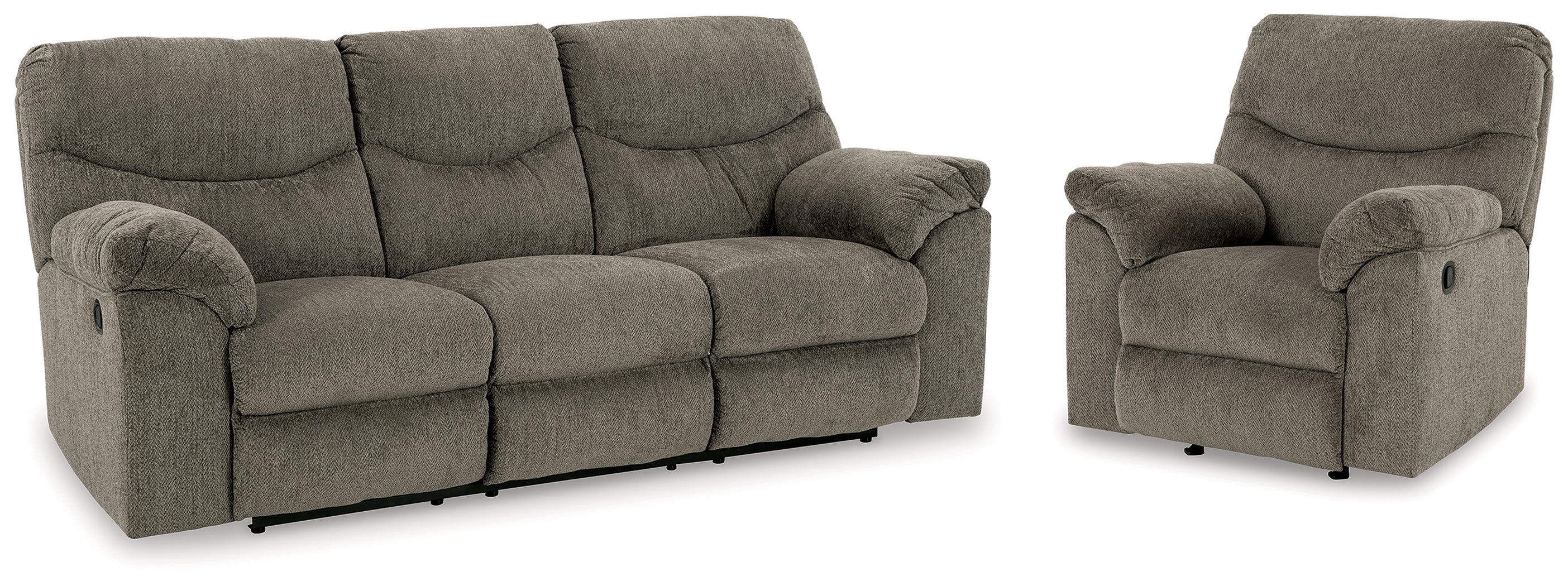 Furniture City Laplace - Ashley Furniture - Alphons Reclining Sofa and Recliner - Reclining Sofa and Recliner - 28201U3