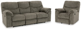 Furniture City Laplace - Ashley Furniture - Alphons Reclining Sofa and Recliner - Reclining Sofa and Recliner - 28201U3