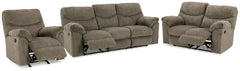 Furniture City Laplace - Ashley Furniture - Alphons Reclining Sofa, Loveseat and Recliner - Reclining Sofa, Loveseat and Recliner - 28201U2