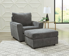 Furniture City Laplace - Ashley Furniture - Stairatt Chair and Ottoman - Chair and Ottoman - 28502U2