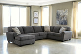 Furniture City Laplace - Ashley Furniture - Ambee 3-Piece Sectional with Chaise - RAF 3-Piece Sectional with Chaise - 28620S1