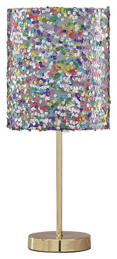 Maddy - Metal Table Lamp - Purple