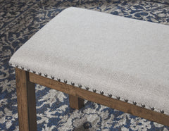 Moriville - Upholstered Bench - Beige