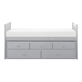 Orion - Twin / Twin Trundle Bed - Gray