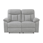 Jules - Double Reclining Loveseat - Gray